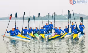 Đua thuyền canoeing Quảng Ninh: Hứa hẹn nhiều thành tích mới