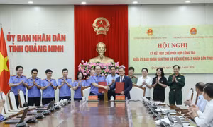 Ký kết quy chế phối hợp giữa UBND tỉnh và Viện kiểm sát nhân dân tỉnh