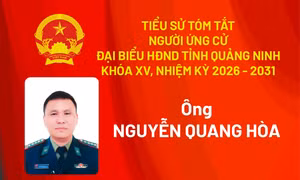 Tiểu sử ứng cử viên đại biểu HĐND tỉnh khóa XV Nguyễn Quang Hòa