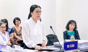Thu tiền học thêm bị xét xử, cựu hiệu trưởng bật khóc nức nở tại phiên tòa