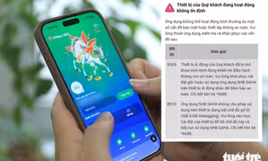 Nhiều người bị khóa Mobile Banking vì xài điện thoại trôi nổi