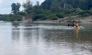 Tìm thấy thi thể đại úy công an mất tích khi truy quét cát tặc