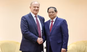 Thủ tướng Phạm Minh Chính tiếp Chủ tịch Đảng Cộng sản Nga
