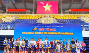 200 VĐV tranh tài tại Giải VĐ Pickleball các CLB tỉnh mở rộng 2025