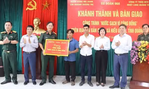 MB Quảng Trị bàn giao công trình “Nước sạch vì cộng đồng” tại Bản Chùa