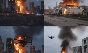 Tấn công bằng thiết bị bay không người lái gây nhiều thiệt hại tại Nga và Ukraine