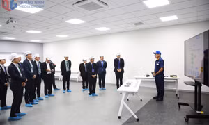 Đoàn đại biểu Nhật Bản khảo sát tại KKT ven biển Quảng Yên