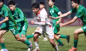 Thắng U17 Ma Cao (Trung Quốc) 4-0, U17 Việt Nam vững ngôi đầu bảng