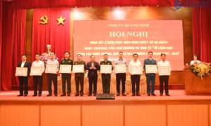 Tổng kết 5 năm thực hiện Nghị quyết số 03-NQ/TU về công tác quốc phòng, quân sự địa phương