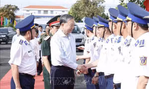 Tổng Bí thư Tô Lâm: Tập trung xây dựng Cảnh sát biển Việt Nam theo hướng 'tinh, gọn, mạnh' tiến thẳng lên hiện đại