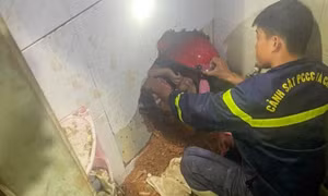 Cứu hộ hỏa tốc đào đất giải cứu thành công bé gái 8 tuổi bị vùi lấp trong sạt lở
