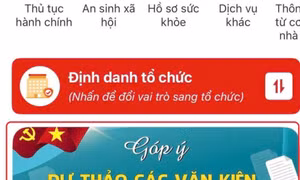 Hướng dẫn góp ý các dự thảo văn kiện trình Đại hội XIV của Đảng trên ứng dụng VNeID