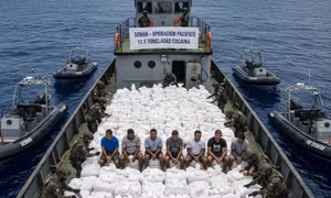 Panama thu giữ hơn 13 tấn cocaine trên đường di chuyển tại Thái Bình Dương