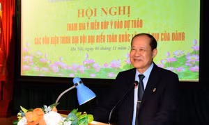 Hội Cựu chiến binh Việt Nam góp ý dự thảo các văn kiện trình Đại hội XIV của Đảng
