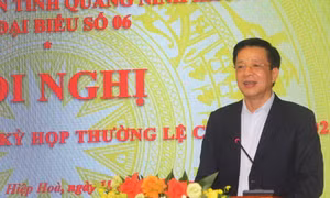 Tổ đại biểu số 6 HĐND tỉnh khóa XIV tiếp xúc cử tri phường Hiệp Hòa 