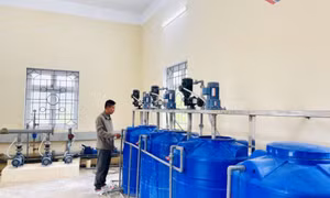 Xã Ba Chẽ nâng cao tỷ lệ hộ dân dùng nước sạch