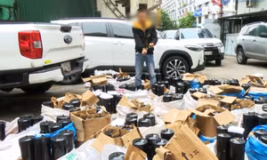 Công an tỉnh triệt phá đường dây mua bán, vận chuyển khí cười