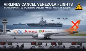 Nhiều hãng hàng không hủy chuyến bay khởi hành từ Venezuela sau cảnh báo của Mỹ