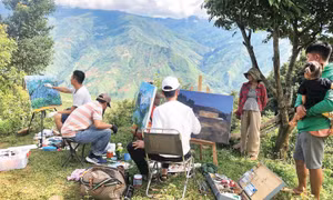 Vẽ miền núi, ươm mầm yêu thương