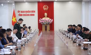 Đoàn công tác Bộ Nông nghiệp và Môi trường làm việc với tỉnh Quảng Ninh về IUU