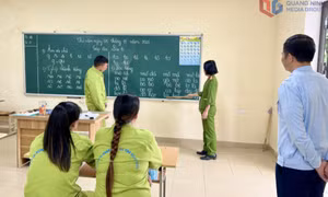 Lớp học đặc biệt "xóa mù chữ" trong cơ sở cai nghiện