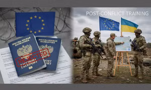 EU siết chặt thị thực đối với công dân Nga - Cân nhắc huấn luyện quân sự tại Ukraine hậu xung đột