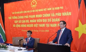 Thủ tướng Phạm Minh Chính và Phu nhân gặp gỡ bà con cộng đồng người Việt Nam tại Nam Phi
