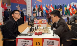 Lê Quang Liêm lần thứ 3 trong lịch sử vào vòng 4 World Cup cờ vua