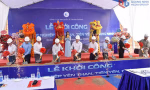 Khởi công Cụm Công nghiệp Yên Than, huyện Tiên Yên
