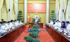 Chủ tịch nước Lương Cường làm việc với Ban Thường vụ Tỉnh ủy về thực hiện Nghị quyết Hội nghị Trung ương 11, khóa XIII, tháng 6-2025