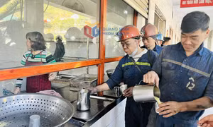 Chăm lo sức khỏe người lao động trong mùa nắng nóng