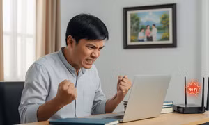 Vì sao WiFi lúc nhanh lúc chậm dù bạn ngồi yên một chỗ?
