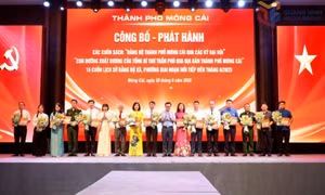 Móng Cái: Công bố và phát hành các ấn phẩm lịch sử Đảng bộ thành phố và các xã, phường