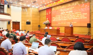 Giao ban công tác kiểm tra, giám sát 6 tháng đầu năm 2025