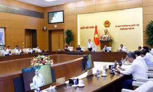 Khai mạc Phiên họp thứ 46 của Ủy ban Thường vụ Quốc hội