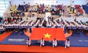 Hơn 500 vận động viên tham gia giải Vô địch các lứa tuổi trẻ vật cổ điển, vật tự do quốc gia 