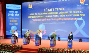 Mít tinh hưởng ứng Tháng hành động phòng, chống ma túy năm 2025, tháng 6-2025