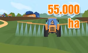 55.000 ha - là diện tích đất nông nghiệp được tưới tiêu chủ động trên địa bàn tỉnh Quảng Ninh hiện nay