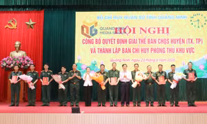 Vận hành cơ quan quân sự mới - Đảm bảo vững chắc thế trận quốc phòng toàn dân
