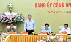 Hội nghị Đảng ủy Công an Trung ương 6 tháng đầu năm 2025