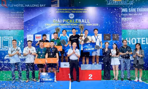 Kết thúc Giải Pickleball Quảng Ninh mở rộng lần I