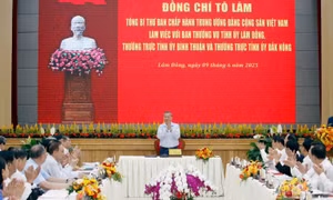 Phát biểu của Tổng Bí thư Tô Lâm trong chuyến thăm và làm việc tại Lâm Đồng, Đắk Nông và Bình Thuận