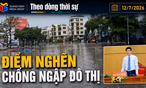 Theo dòng thời sự ngày 12/7/2026: Điểm nghẽn chống ngập đô thị