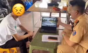 Lạng Sơn: Vượt ẩu suýt gây tai nạn, lái xe tải bị xử lý nghiêm