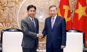 Tổng Bí thư, Chủ tịch nước Tô Lâm tiếp Chánh án Tòa án nhân dân tối cao Lào