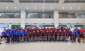 Tuyển Việt Nam đến Hàn Quốc, bắt đầu tập huấn chuẩn bị cho ASEAN Cup 2026