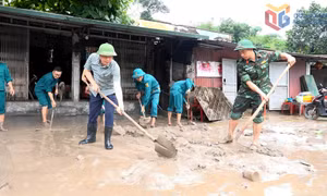Người lính nơi tuyến đầu phòng chống thiên tai