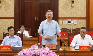 Tổng Bí thư, Chủ tịch nước Tô Lâm làm việc với Ban Thường vụ Đảng ủy Thanh tra Chính phủ
