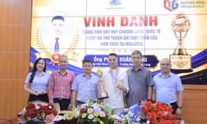 Giảng viên Trường Đại học Hạ Long đoạt Huy chương Vàng cuộc thi Thử thách ẩm thực toàn cầu