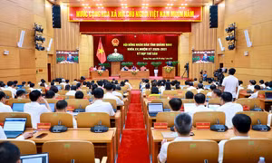 Khai mạc Kỳ họp thứ 6, HĐND tỉnh khoá XV